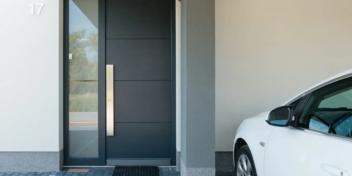 aluminiowe drzwi wejściowe